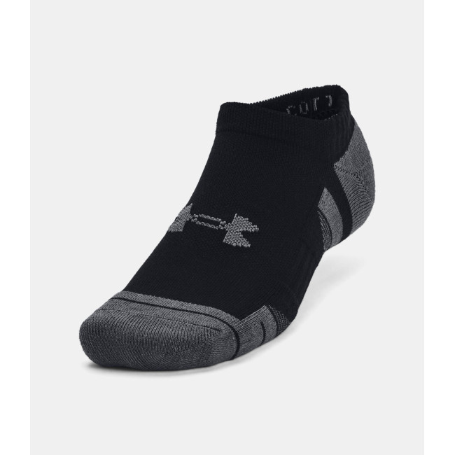 Set van 3 paar UA Performance Cotton No Show sokken - Zwart - Under Armour