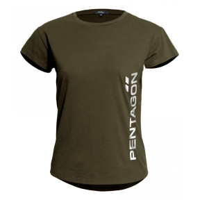Tee shirt femme whisper "Pentagon Vertical" RAL7013 - Pentagon