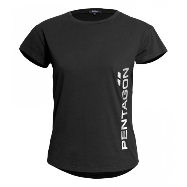 Damen Whisper T-Shirt "Pentagon Vertical" schwarz - Pentagon