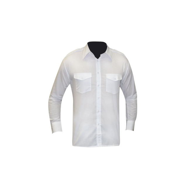 Chemise pilote blanche manches longues - Patrol Equipement