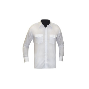 Wit piloot overhemd lange mouwen - Patrol Equipement