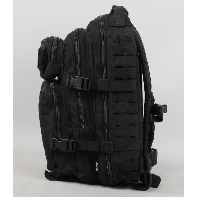 US ASS. PACK Rucksack Laser Cut 20L Schwarz - Miltec