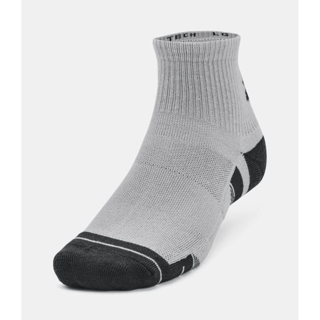 Set van 3 paar UA Performance Tech Quarter sokken - Grijs - Under Armour