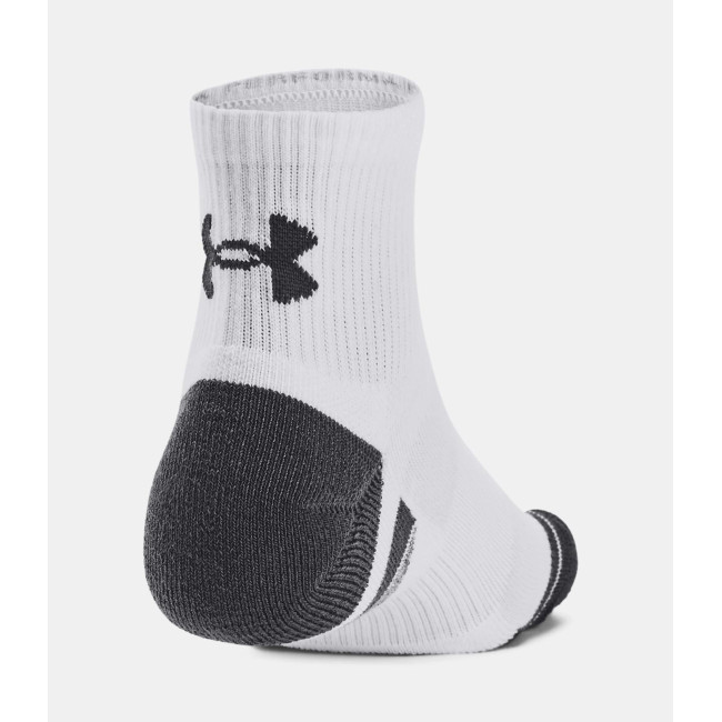 3er-Pack UA Performance Tech Quarter Socken - Weiß - Under Armour