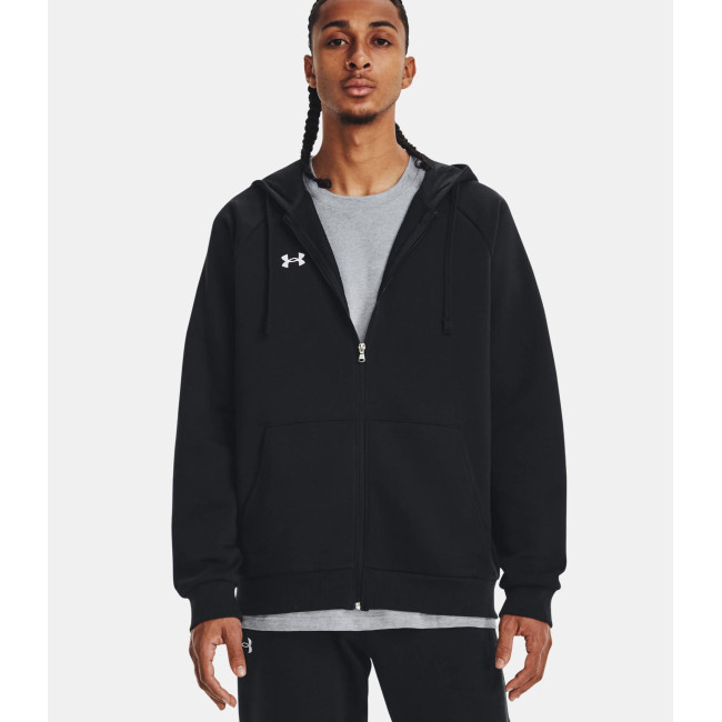 Sweat à capuche Full-Length homme UA Rival - Noir - Under Armour