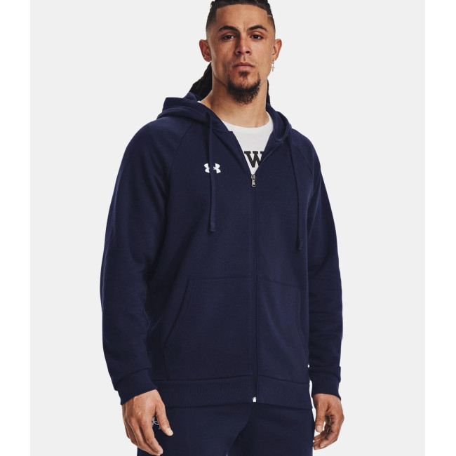 UA Rival Full-Length Kapuzenpullover für Herren - Marineblau - Under Armour