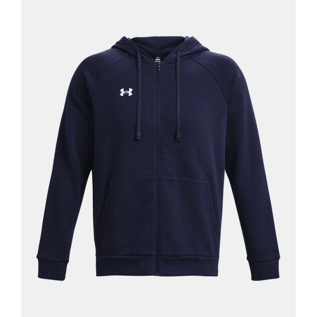 Bluza z kapturem Full-Length męska UA Rival - Granatowa - Under Armour