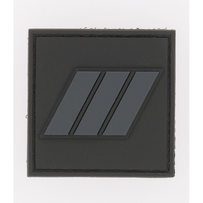 Klett-Patch PVC MDL CHEF GD / GARDIEN PRINCIPAL PM 3V / Niedrige Sichtbarkeit