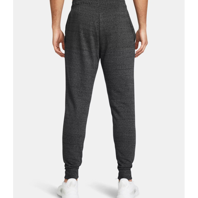Herren-Jogginganzug UA Rival Terry - Grau meliert / Weiß - Under Armour
