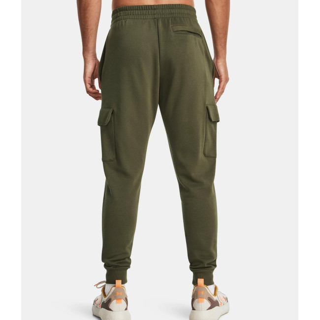 Dres męski UA Rival Fleece Cargo - Oliwkowy - Under Armour