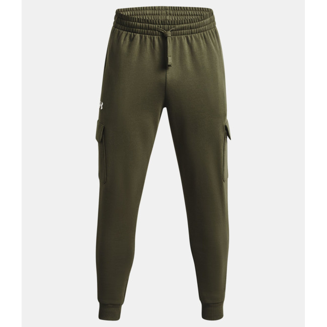 Dres męski UA Rival Fleece Cargo - Oliwkowy - Under Armour