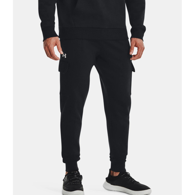 Jogging homme UA Rival Fleece Cargo - Noir - Under Armour