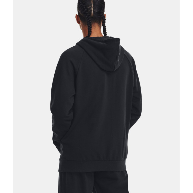 Fleece hoodie heren UA Rival Logo - Zwart - Under Armour