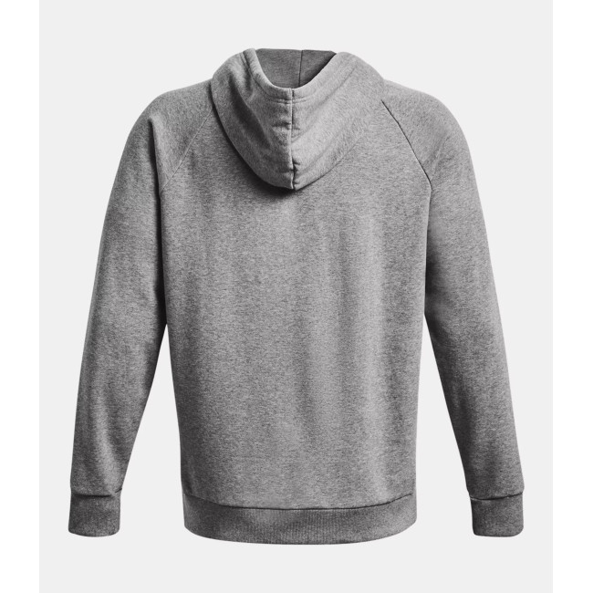 Hoodie fleece heren UA Rival Logo - Gemêleerd Grijs / Wit - Under Armour