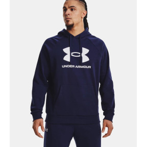 Hoodie polaire homme UA Rival Logo - Bleu Marine - Under Armour