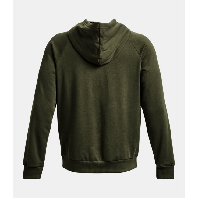 Hoodie polaire homme UA Rival - Vert Olive - Under Armour