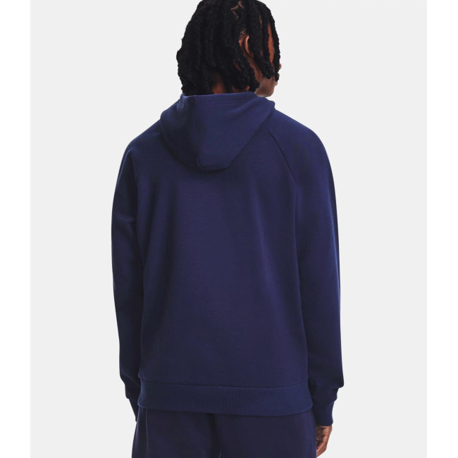 Hoodie polaire homme UA Rival - Bleu Marine - Under Armour