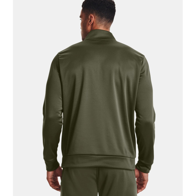 Bluza z kapturem męska Armour Fleece® ¼ Zip - Zielona Oliwka - Under Armour