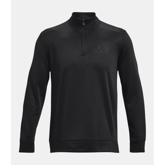 Hoodie homme Armour Fleece® ¼ Zip - Noir - Under Armour