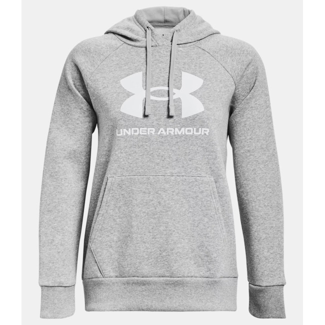 UA Rival Big Logo Hoodie für Damen - Grau - Under Armour