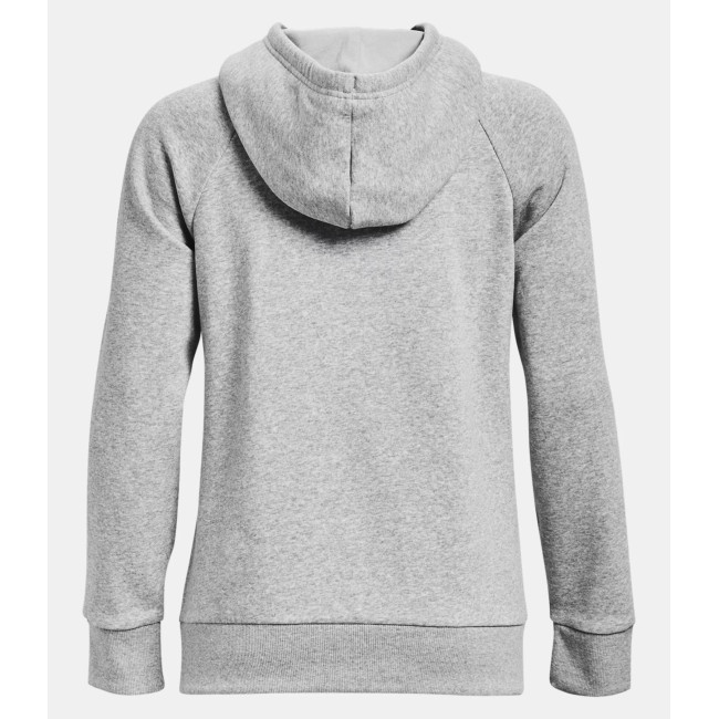 Bluza z kapturem damska UA Rival Big Logo - Szara - Under Armour