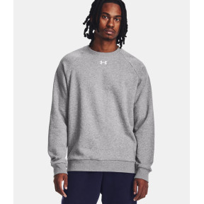 Heren fleece top UA Rival - Grijs Gemêleerd / Wit - Under Armour