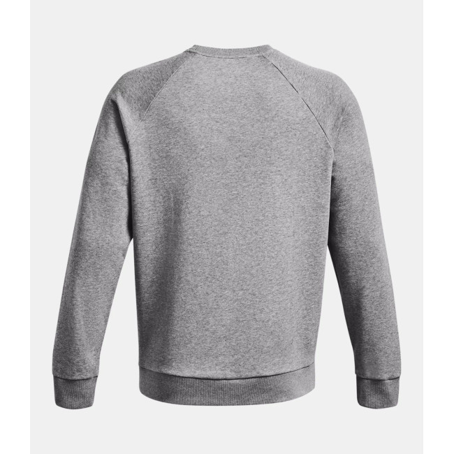 UA Rival Fleece-Oberteil für Herren - Grau meliert / Weiß - Under Armour