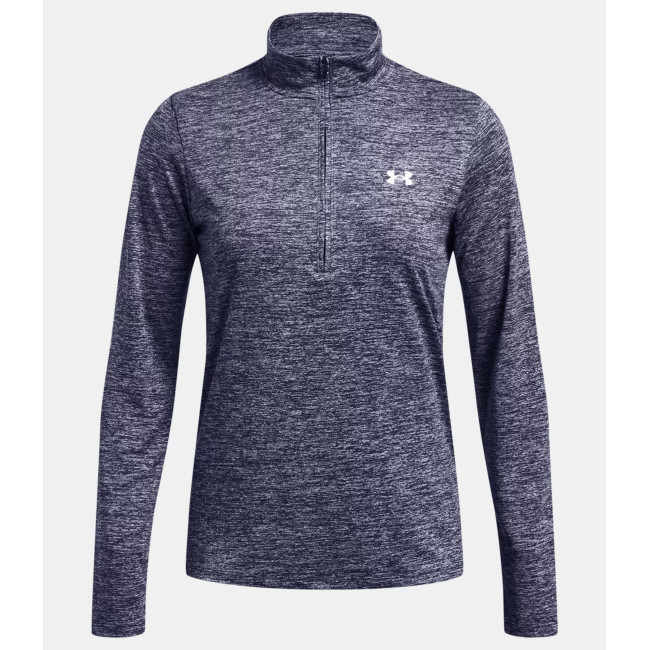Haut femme UA Tech™ Twist ½ Zip - Bleu Marine - Under Armour