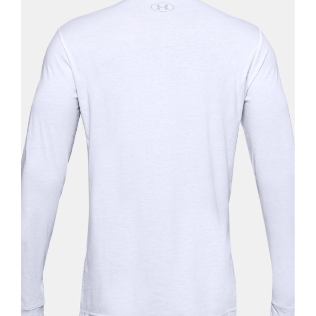 Koszulka z długimi rękawami UA Sportstyle logo lewa pierś - Biały - Under Armour