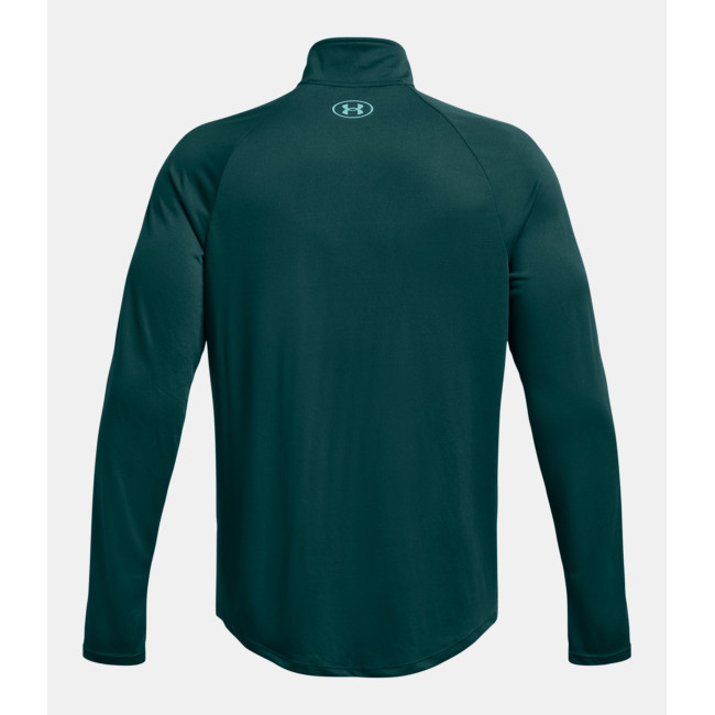 Longsleeve shirt met ½ rits UA Tech™ voor heren - Zeegroen - Under Armour
