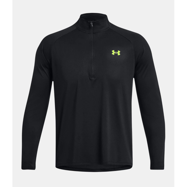 Haut à manches longues et ½ zip UA Tech™ pour homme - Noir / Jaune - Under Armour