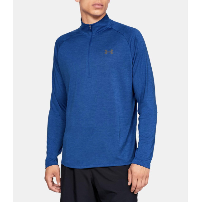 Longsleeve shirt met ½ rits UA Tech™ voor heren - Koningsblauw - Under Armour