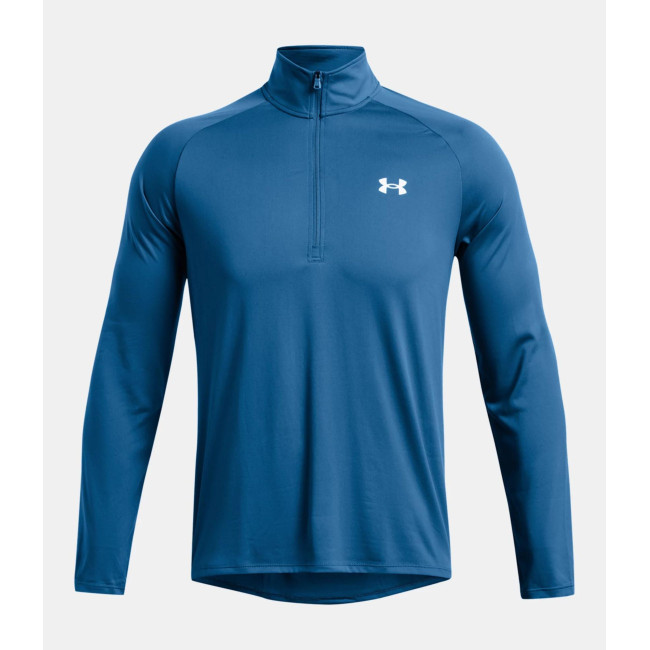 UA Tech™ Langarm-Shirt mit ½ Reißverschluss für Herren - Photon Blau - Under Armour