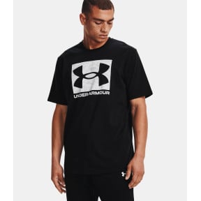 Koszulka z krótkimi rękawami UA ABC Camo Boxed Logo dla mężczyzn - Czarna - Under Armour
