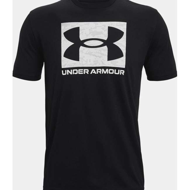 Haut à manches courtes UA ABC Camo Boxed Logo pour homme - Noir - Under Armour
