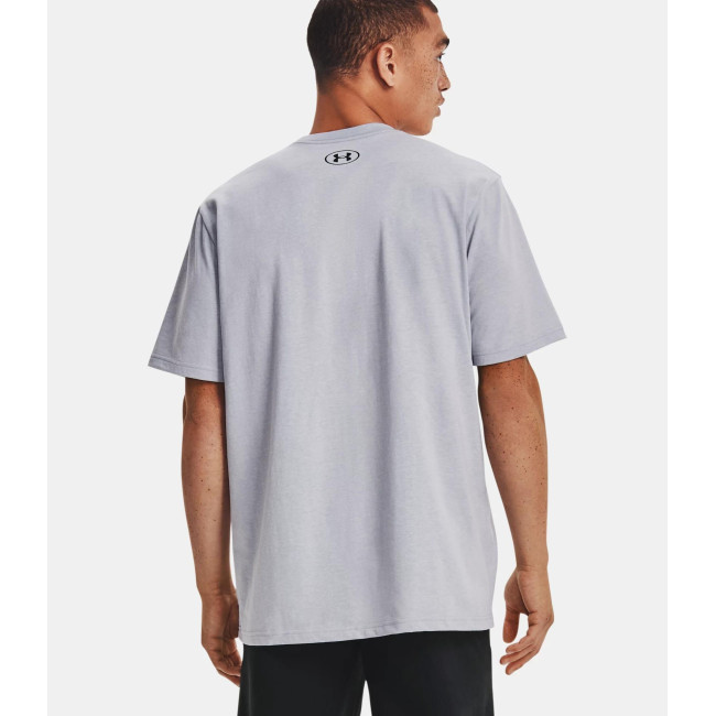 UA ABC Camo Boxed Logo Kurzarm-Shirt für Herren - Grau - Under Armour