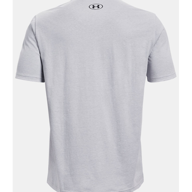 UA ABC Camo Boxed Logo Kurzarm-Shirt für Herren - Grau - Under Armour