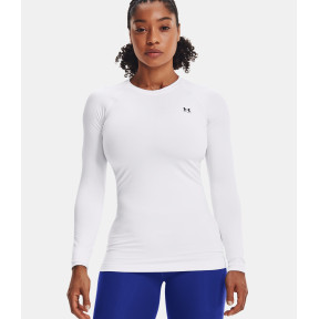 UA Authentics hoge kraag top voor dames - Wit - Under Armour