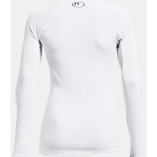 Koszulka z wysokim kołnierzem UA Authentics dla kobiet - Biały - Under Armour