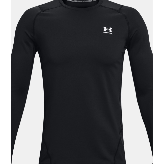 Haut à col ras du cou ajusté ColdGear® Armour pour homme - Noir - Under Armour