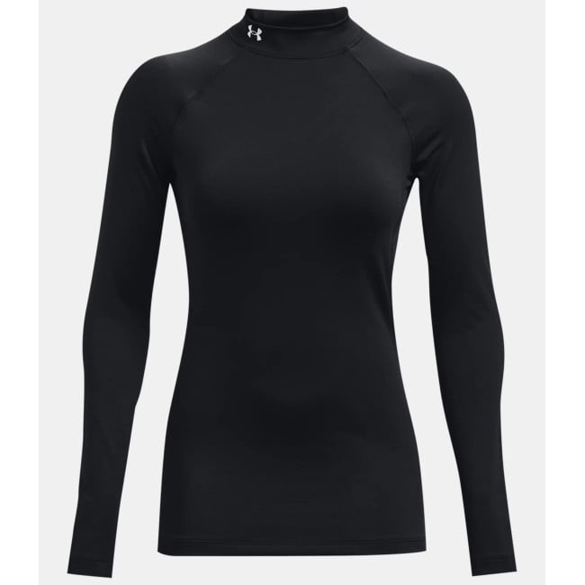 UA Authentics hoge kraag top voor dames - Zwart - Under Armour
