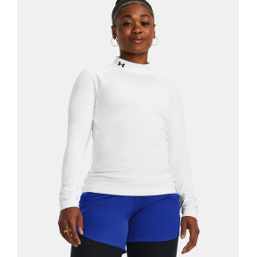 UA Authentics Damen-Shirt mit Stehkragen - Weiß - Under Armour