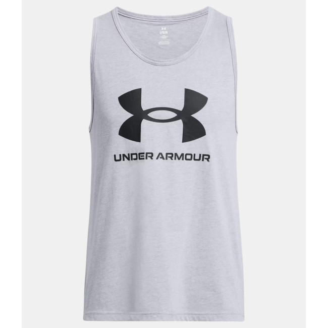 Débardeur homme UA Sportstyle Logo - Gris Acier - Under Armour