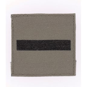 Galon de poitrine Tissu avec velcro Armée de Terre basse visibilité - Sous-Lieutenant