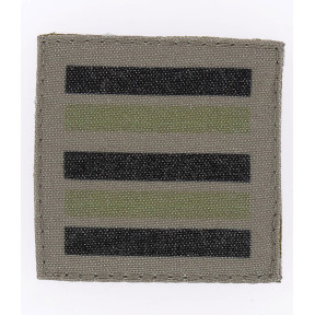 Galão de peito Tecido com velcro Exército baixa visibilidade - Tenente-Coronel