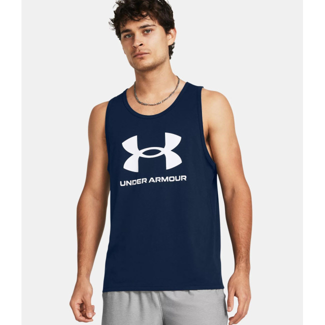 Débardeur homme UA Sportstyle Logo - Bleu Marine - Under Armour
