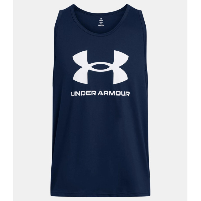 Heren tanktop UA Sportstyle Logo - Marineblauw - Under Armour