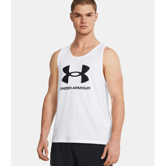 Heren tanktop UA Sportstyle Logo - Wit - Under Armour