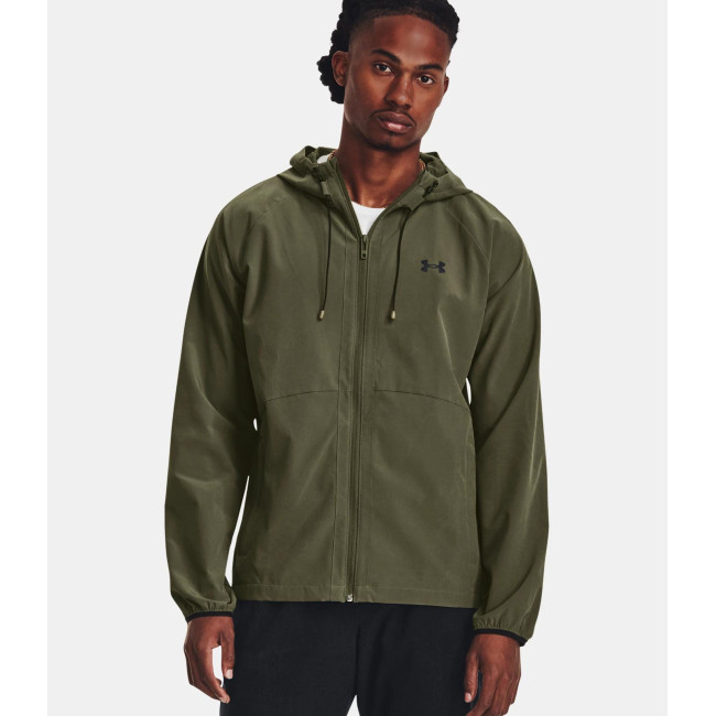 UA Stretch Woven Windjacke für Herren - Olivgrün - Under Armour