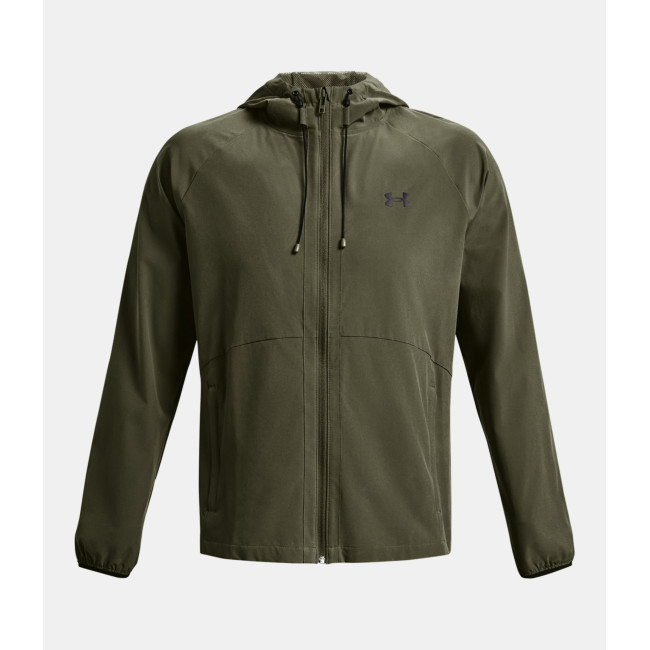 Heren windjack UA Stretch Woven - Olijfgroen - Under Armour